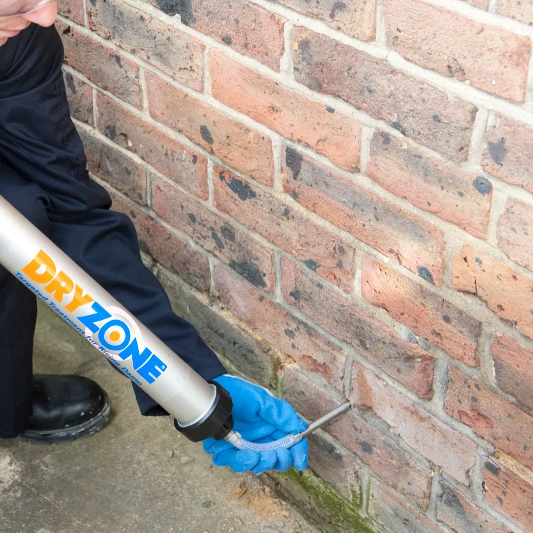 Injecting a damp proof course
