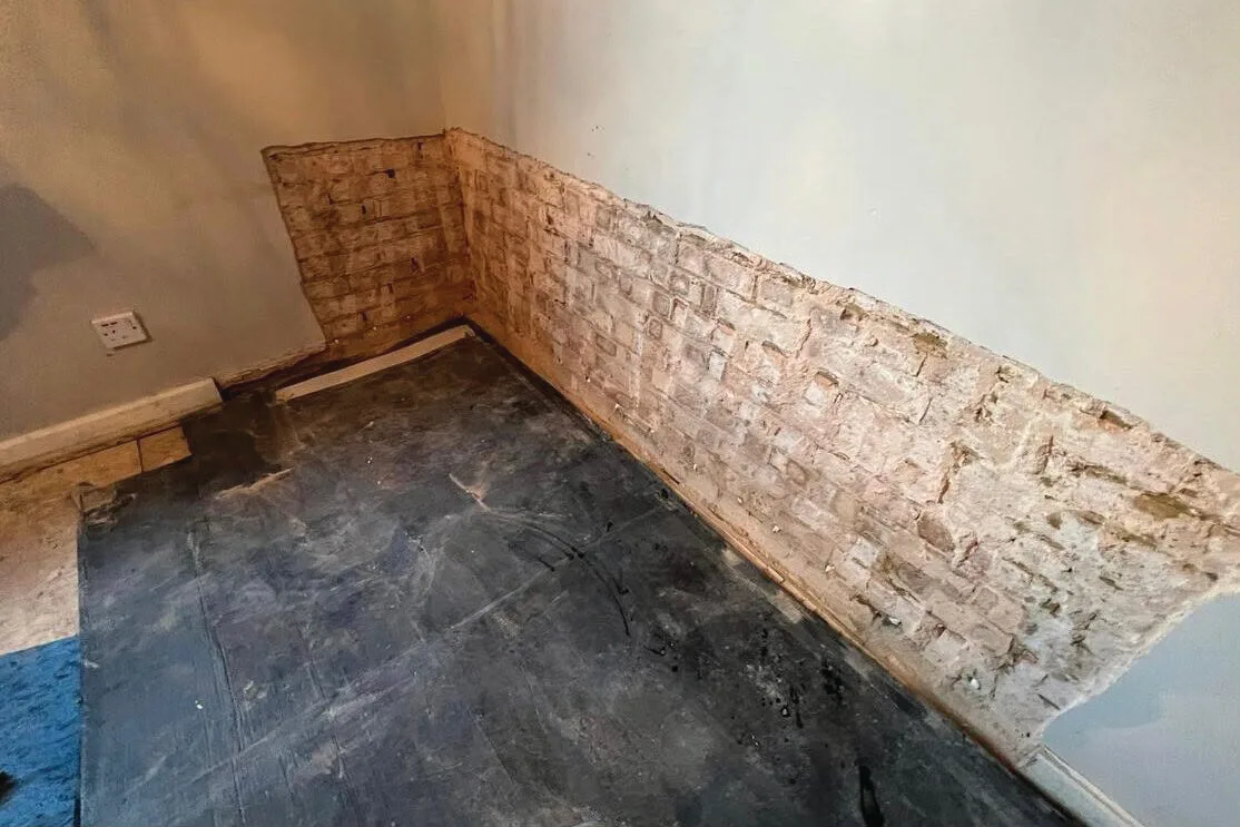 Cellar floor tanked